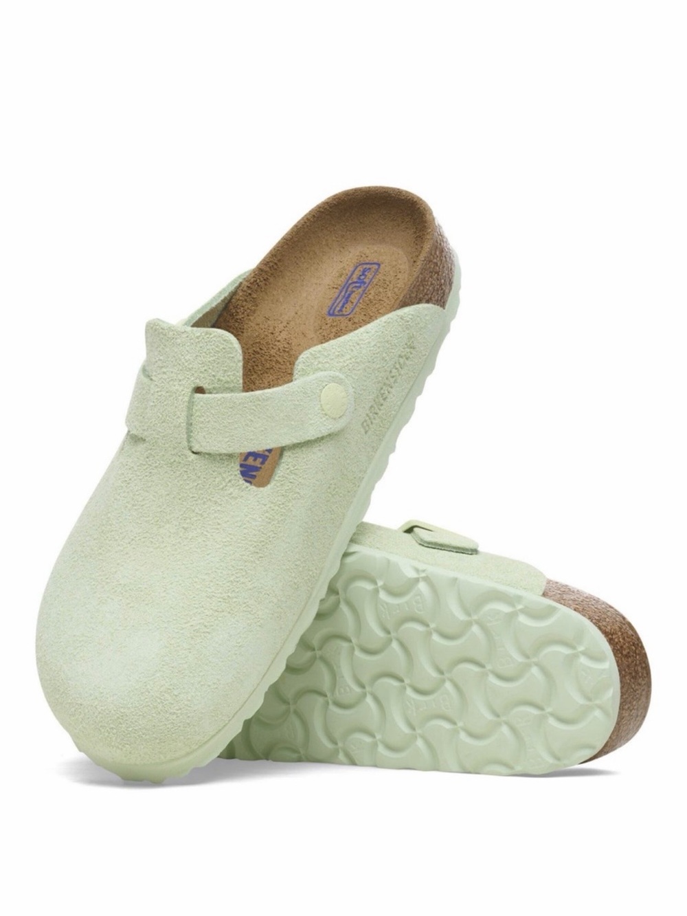 Birkenstock Boston Clog in Pale Mint